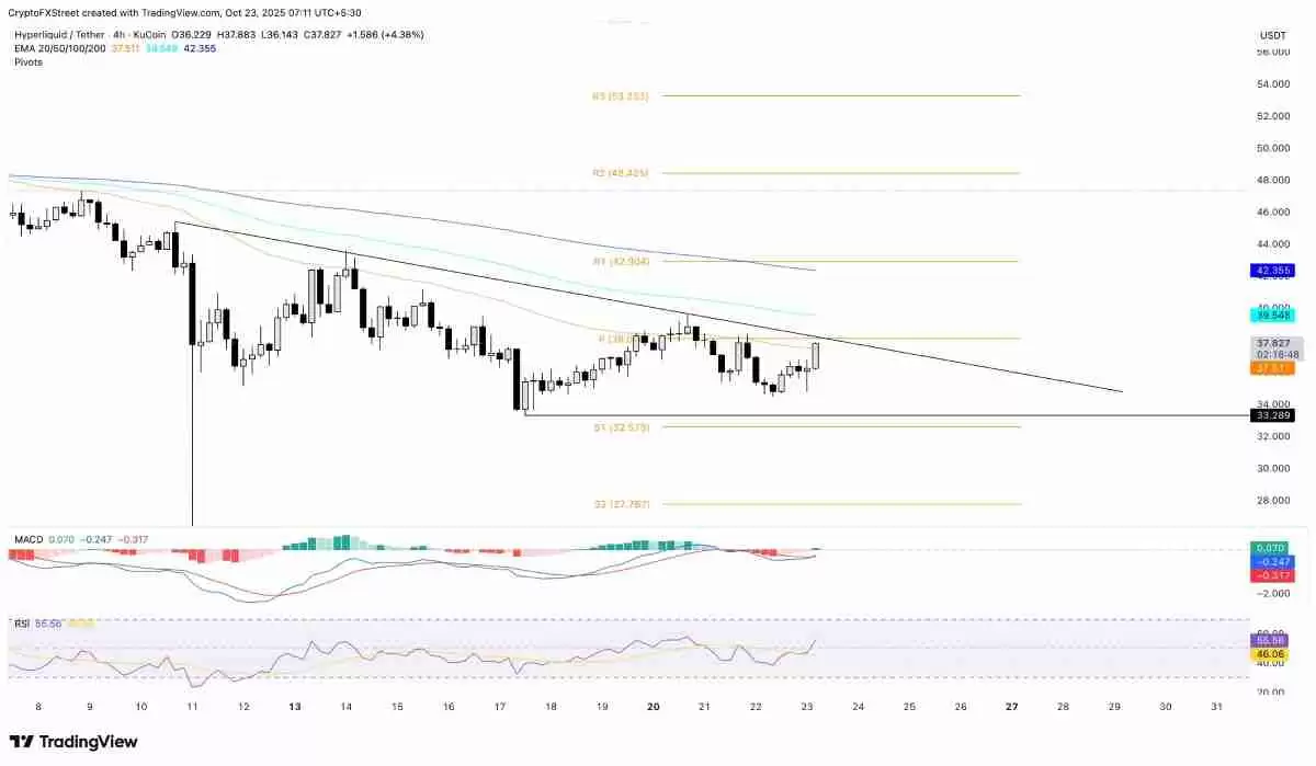 山寨币价格预测:HYPE下降三角突破,BNB,XMR随势反弹