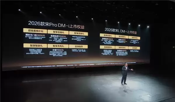 油耗创全球SUV新低!2026款比亚迪宋Pro/宋L DM-i家族上市:9.98万起