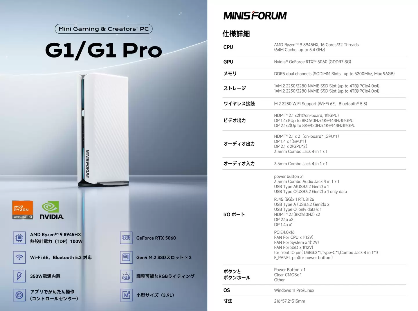 3.9L 可更换独显,铭凡游戏迷你主机 G1 / G1 Pro 进一步曝光