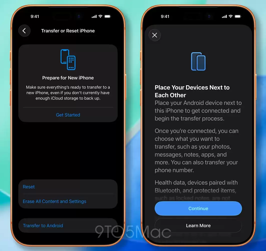 苹果 iOS 26.1 将推新框架:App 数据可从 iPhone 17 等迁移到安卓手机