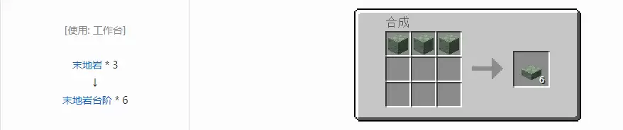 我的世界诡厄巫法末地岩装饰方块合成表大全