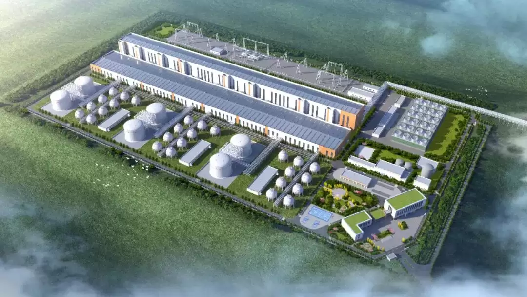 全球总装机规模最大的压缩空气储能项目进入全面实施阶段:位于内蒙古,每年可发电约20亿千瓦时