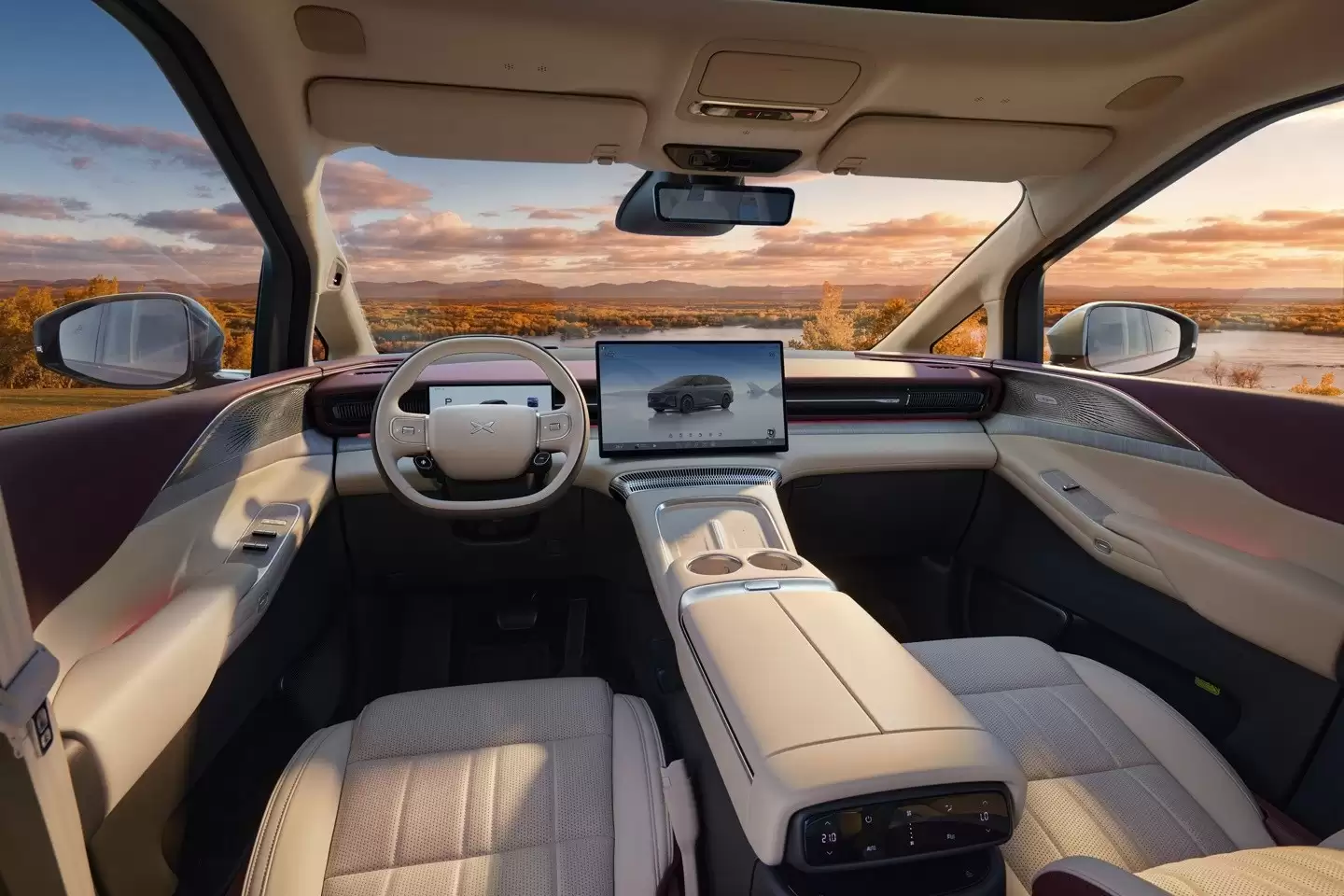 小鹏X9增程版内饰曝光：星舰头等舱设计，续航达1600公里