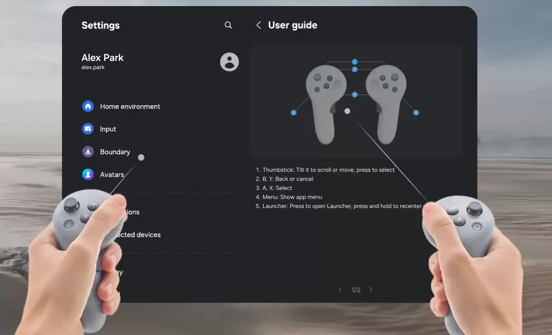 三星 Galaxy XR 头显细节:控制器用 5 号电池,未提及触控传感器