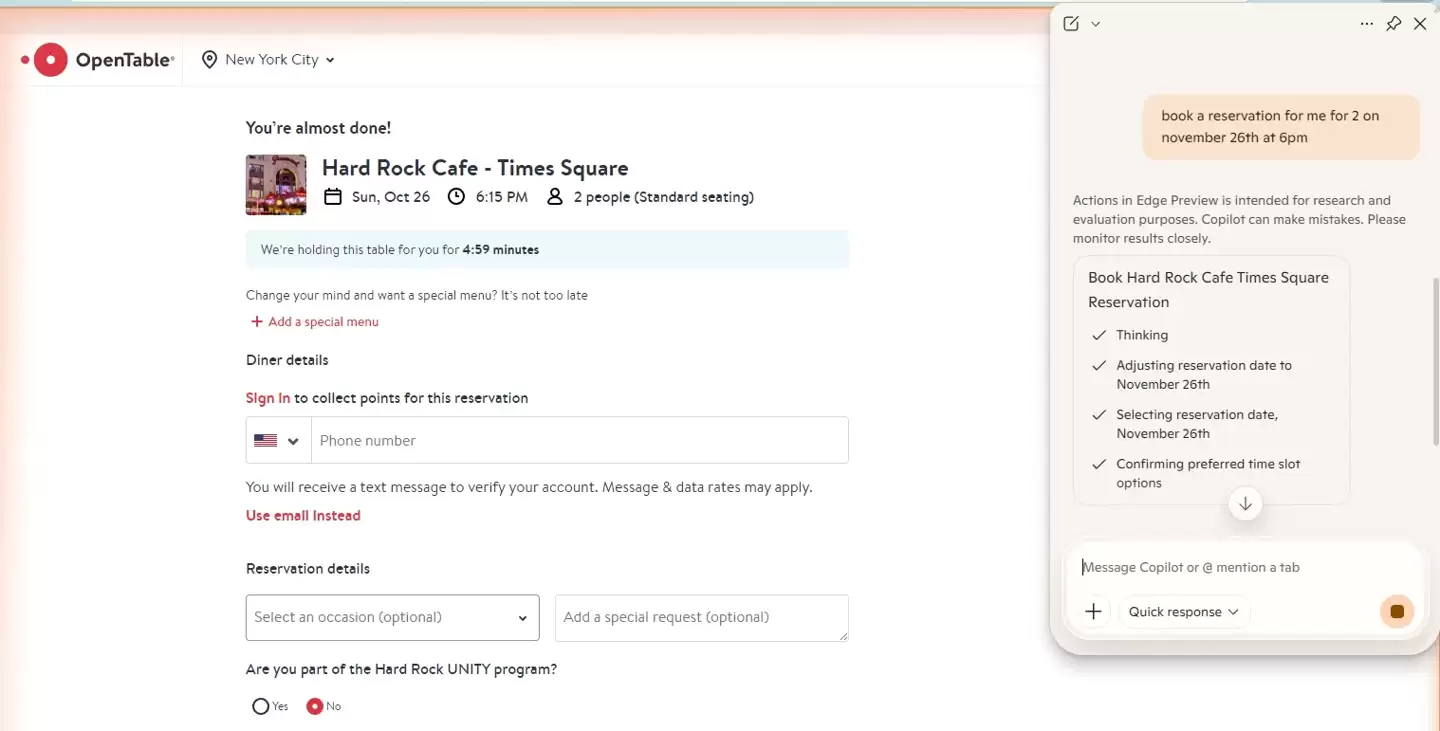 微软打造 Edge 成 AI 智能伴侣:动动嘴浏览器就能为你干活