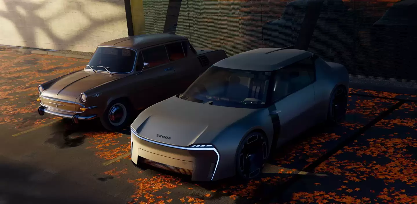 斯柯达推出 1000 MBX 概念车：“复活”1966 年同名老车，独特对开滑门设计