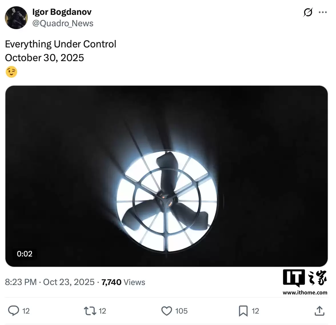 消息称大疆 DJI Neo 2 无人机 10 月 30 日发布:突破初代 18 分钟续航、改善镜头画质