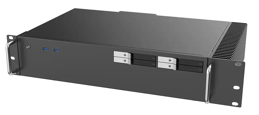 Akasa 推出 2U 高度被动散热机箱 Kepler,支持 35W TDP 处理器