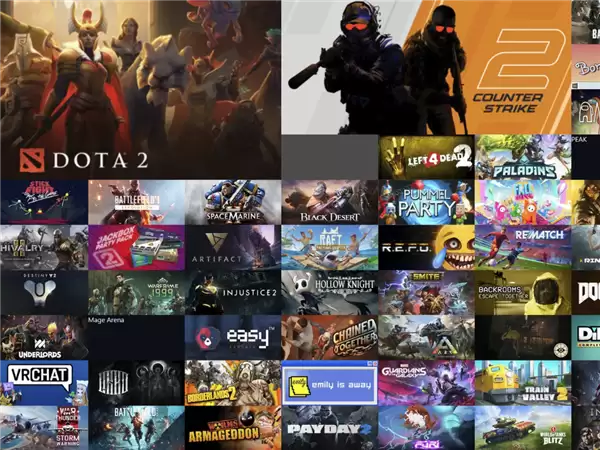 Steam游戏时长变视觉拼贴图,开源工具引热议