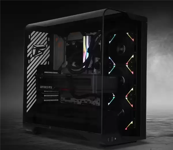 七彩虹iGame C25A VORTEX ATX机箱首发699元:内置风机 瀑布曲面玻璃