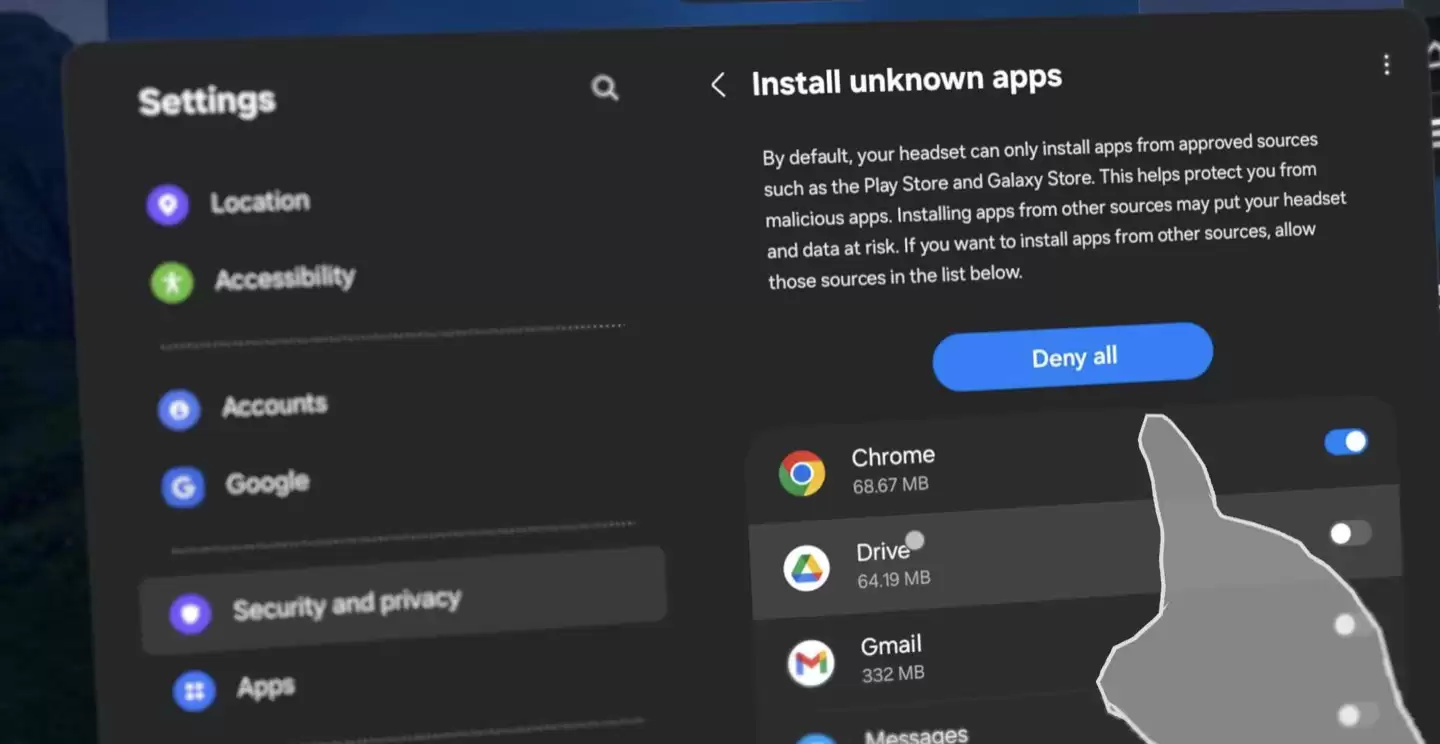 三星Galaxy XR支持直接PC安装APK并解锁Bootloader