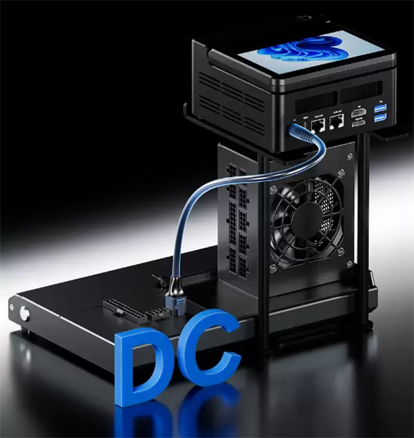 天钺EG01显卡扩展坞首发474元：DC供电设计 配可拆卸多功能支架