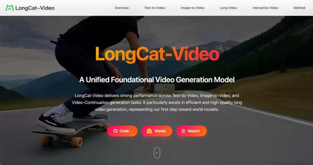 美团发布开源 LongCat-Video 视频生成模型,可稳定输出 5 分级内容