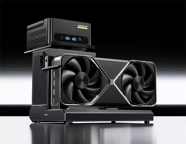 天钺EG01显卡扩展坞首发474元：DC供电设计 配可拆卸多功能支架