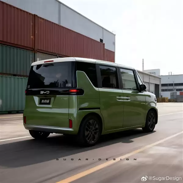 最实用的方盒子 博主绘制比亚迪纯电K-Car效果图:国内太罕见