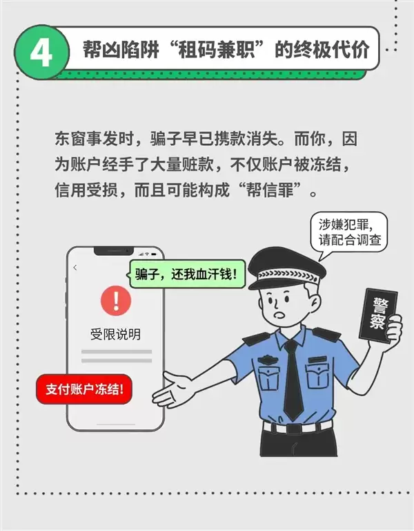 租赁微信收款码日赚300元 这种“兼职”千万不能干