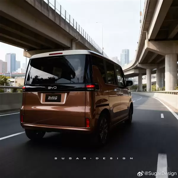 最实用的方盒子 博主绘制比亚迪纯电K-Car效果图:国内太罕见