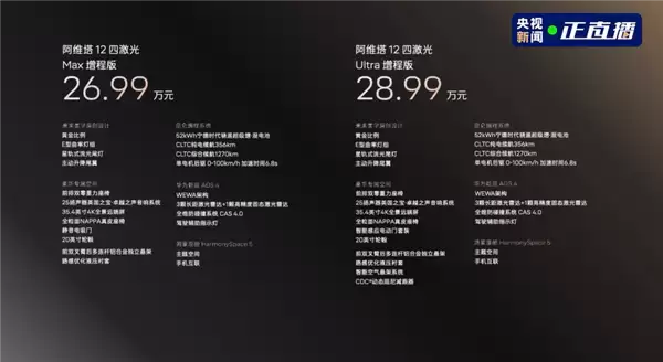 最原创的中国豪华轿车 阿维塔12四激光版上市:限时25.99万起