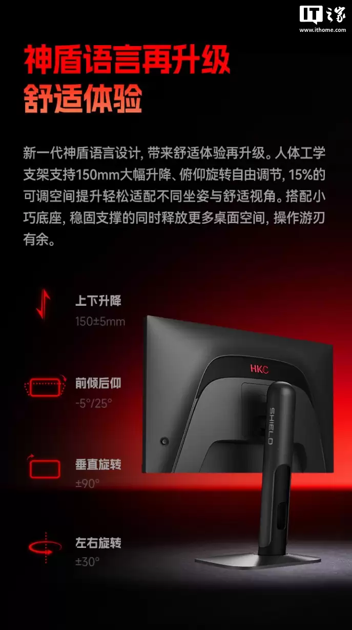 1999 元：HKC 发布 27 英寸电竞显示器 UG27EQ，搭载 2K 400Hz 高刷面板