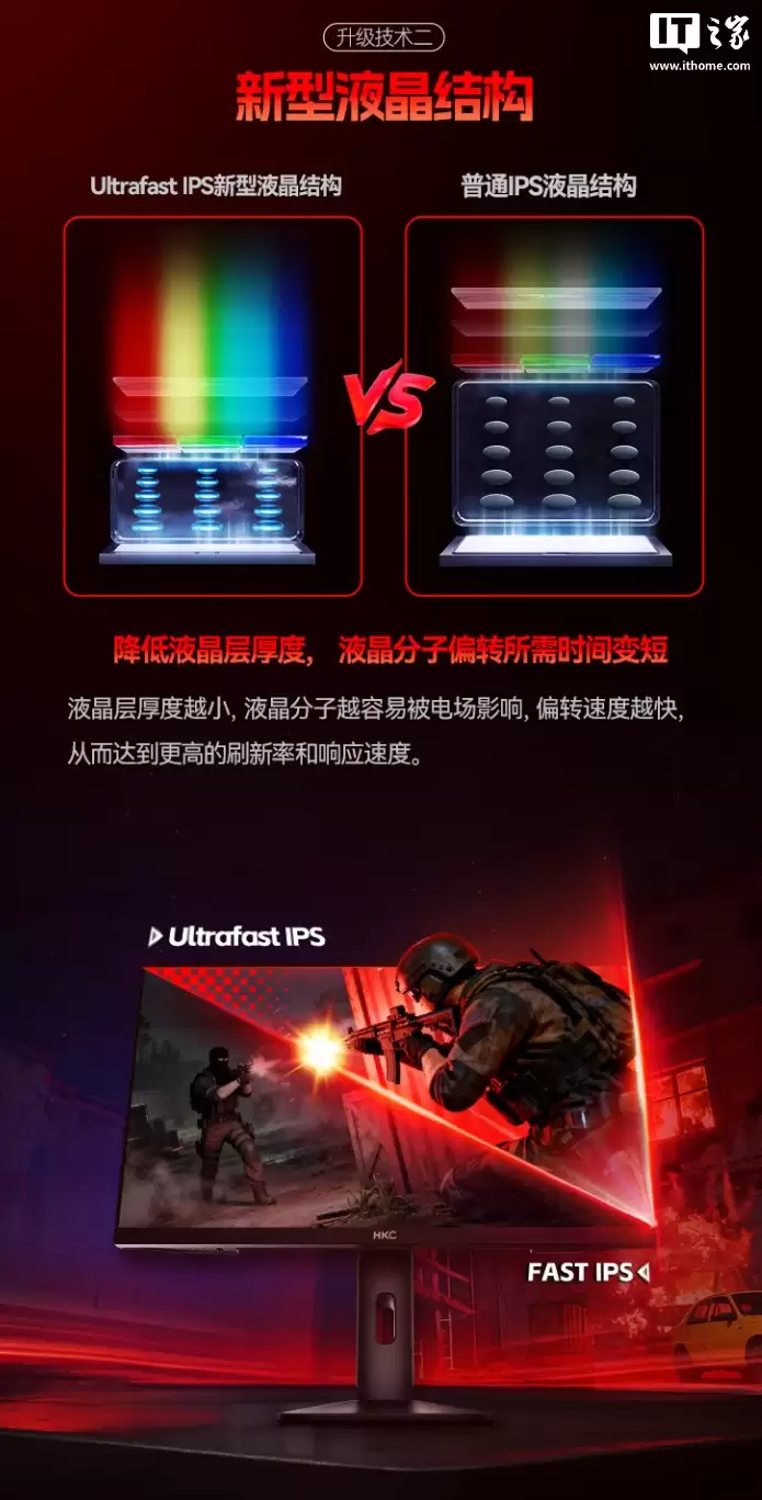 1999 元：HKC 发布 27 英寸电竞显示器 UG27EQ，搭载 2K 400Hz 高刷面板