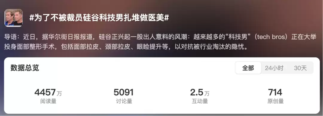 硅谷科技男扎堆医美求职职场生存