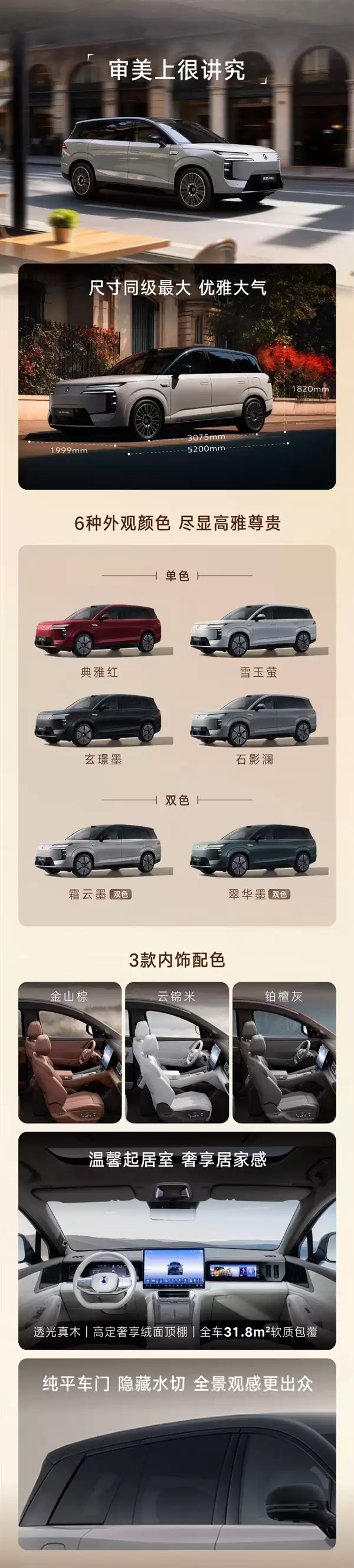 与宝马X7同级的豪华SUV起步价仅29.98万！腾势N8L产品亮点一图速览