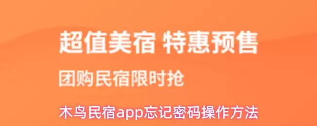 木鸟民宿app忘记密码操作方法