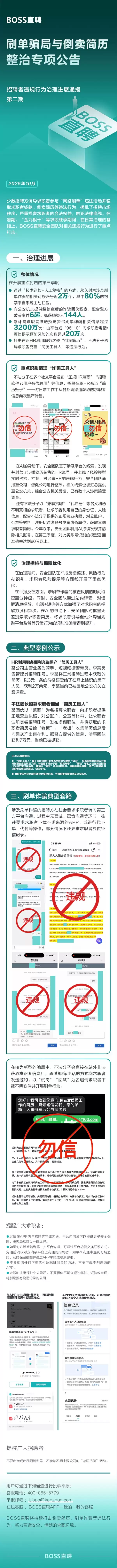 求职者信息被在职HR转售 BOSS直聘封禁2万个刷单诈骗账号