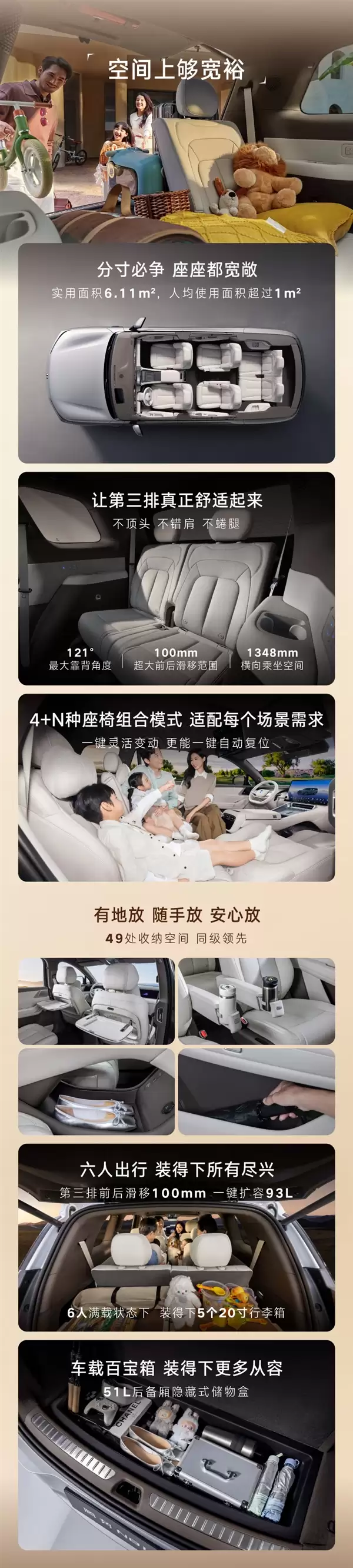 与宝马X7同级的豪华SUV起步价仅29.98万！腾势N8L产品亮点一图速览