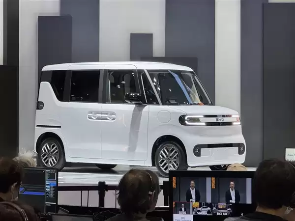 颜值完胜日系同类!比亚迪纯电K-Car定名RACCO:明夏开售