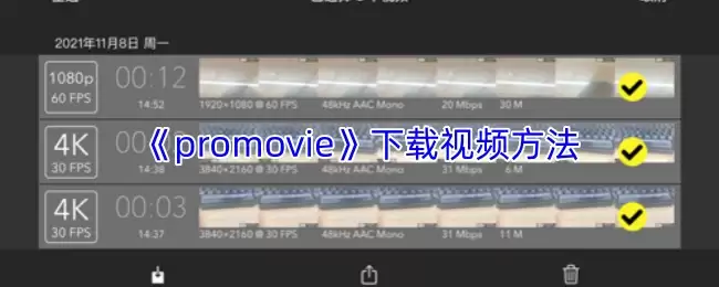 《promovie》下载视频方法