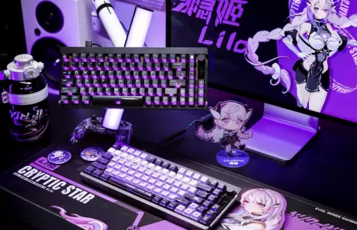 七彩虹星轴87铝合金磁轴电竞键盘首发499元起：8000Hz超高有线回报率