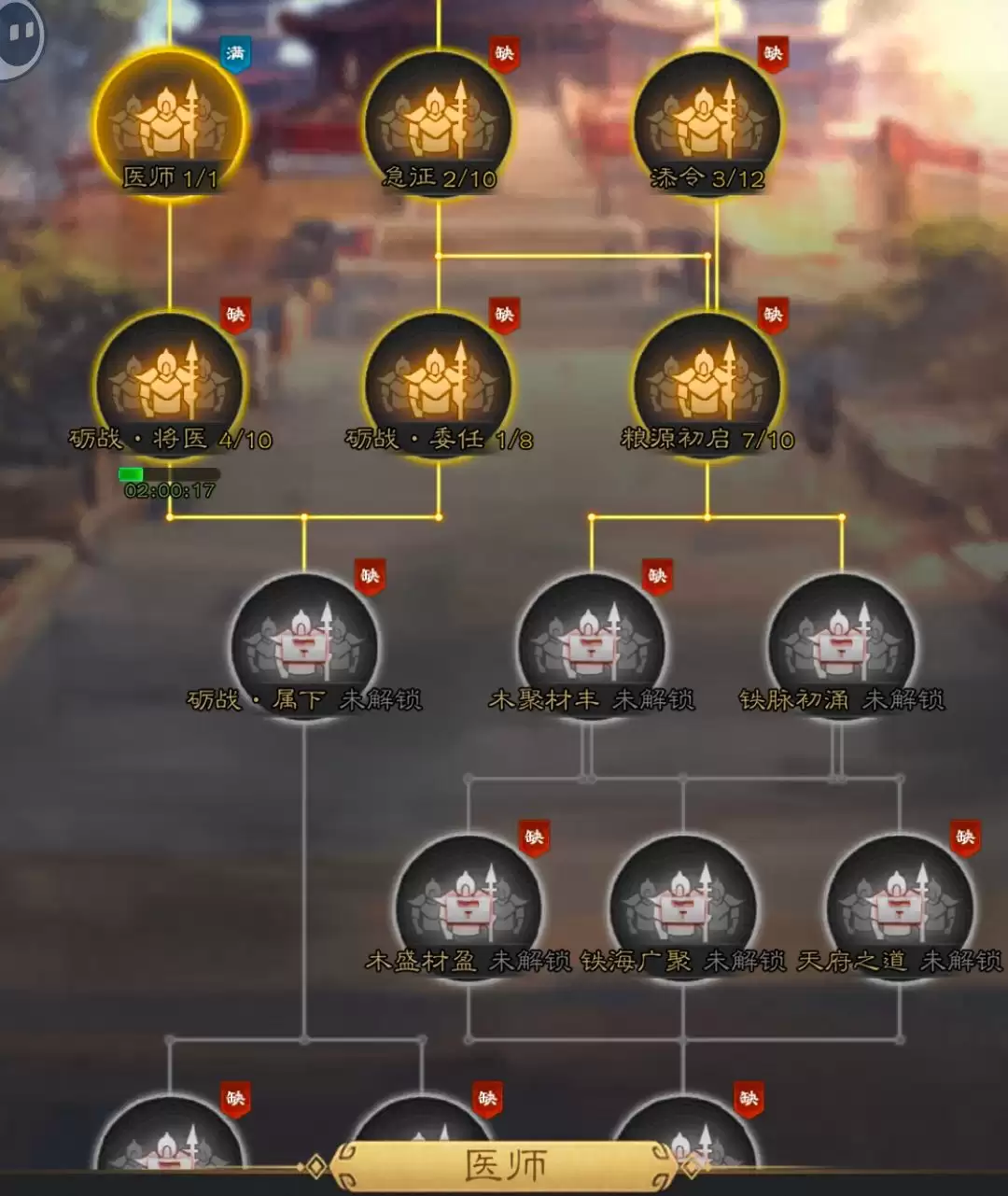 资源与军事管理界面