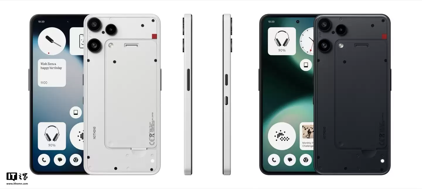 Nothing Phone (3a) Lite 手机发布:天玑 7300 Pro 芯片、6.77 英寸 120Hz 屏幕,后盖配备 LED 灯