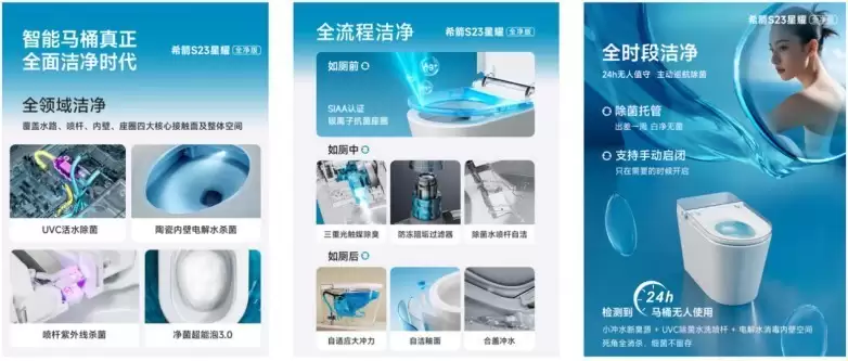 除菌智能马桶的新标准:希箭S23星耀全净版以“金奖品质”构建洁净闭环