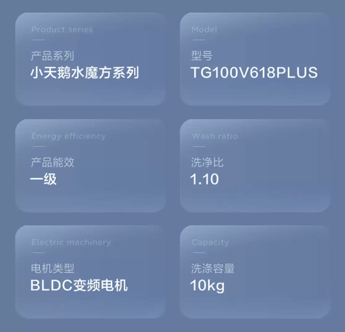 智能投放 + 全年保价：小天鹅水魔方 10 公斤洗衣机 2499 → 1331 元再降价