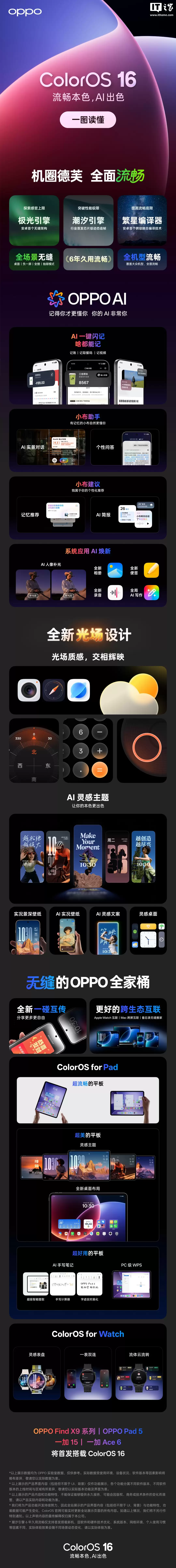 OPPO ColorOS 16 首批 11 款机型开启正式版尝鲜升级,含 Find N5 / X8 等