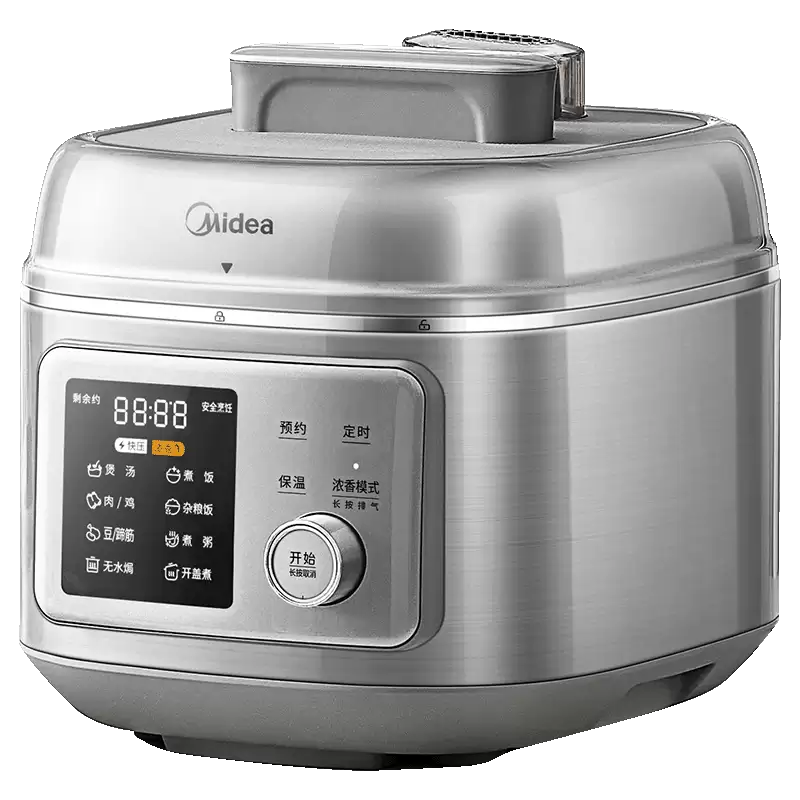 569 → 186 元限 1 小时：美的凝鲜 5L 电压力锅直降，240 次压力加减更香浓