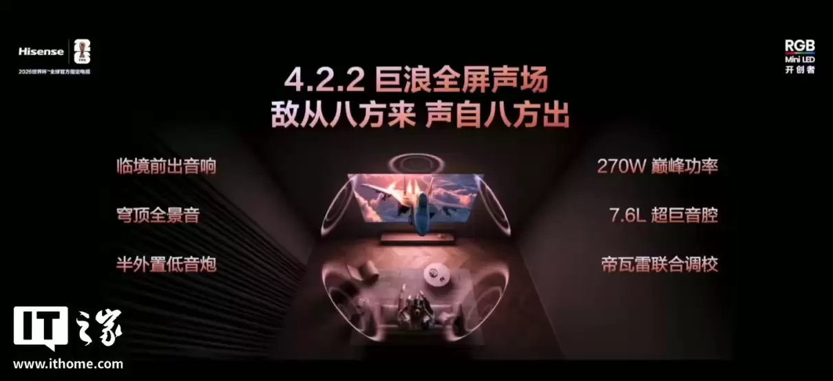 16599 元起海信 E8S Pro 旗舰电视首销：RGB-Mini LED 背光、4K 170Hz