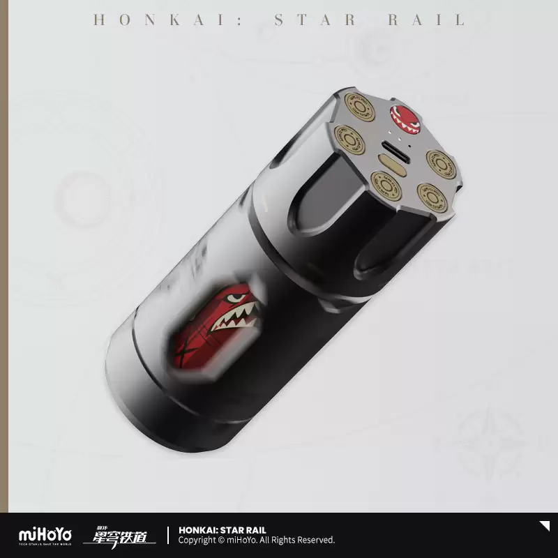 199 元复刻波提欧左轮外观：米哈游推出《崩坏：星穹铁道》周边 6800mAh 22.5W 充电宝，棘轮可旋转