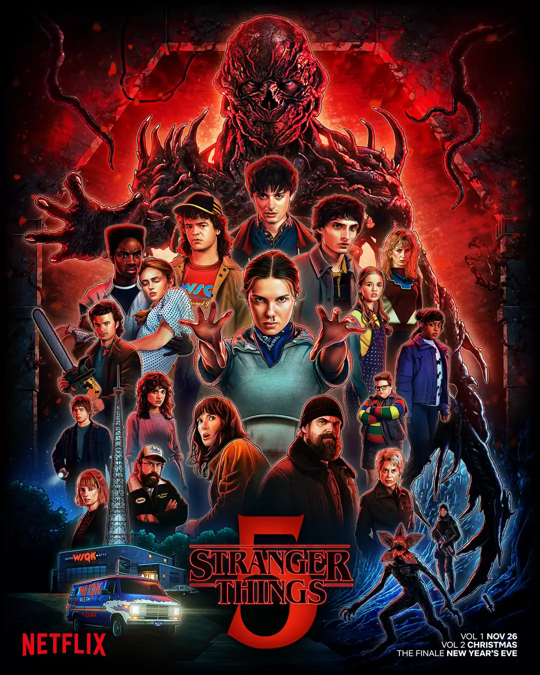 Netflix 科幻神剧最终季《怪奇物语 5》正式预告公布，11 月 27 日上线