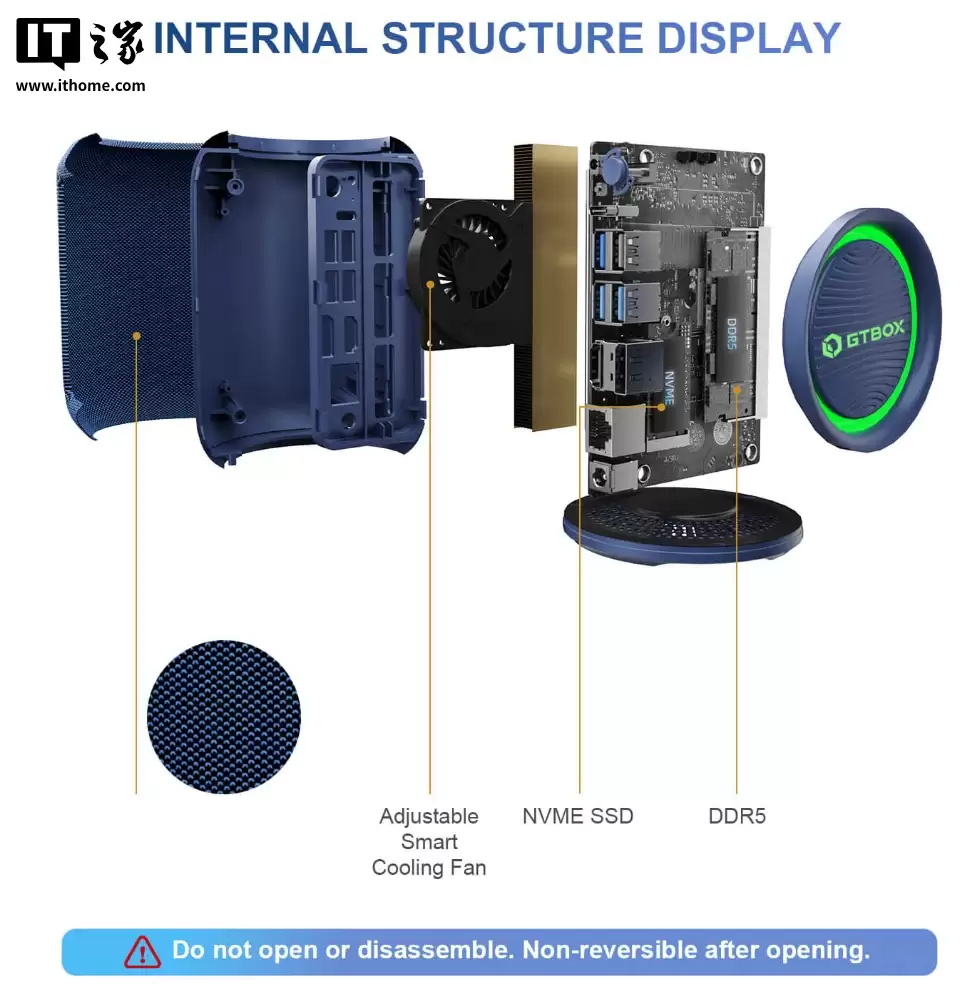 音箱 + 迷你主机:GTBOX T1 Mini PC 发布,内置立体声扬声器