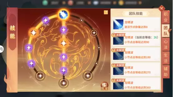 《梦想桃园》团队技能养成攻略