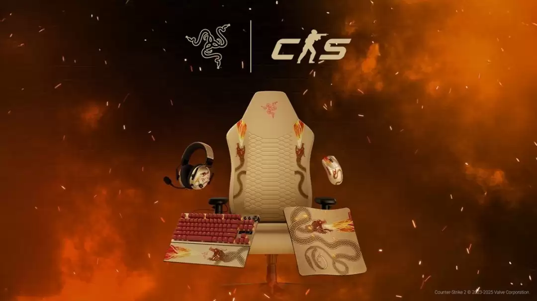 雷蛇推出CS2联名电竞套装含多款外设