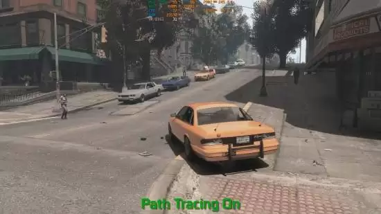 GTA4RTX Remix模组发布画面对比视频