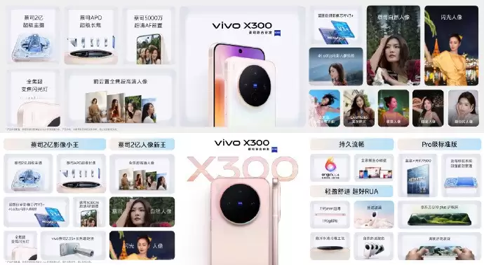 vivo X300系列今日开售:售价4399元起!2亿像素巨出片!