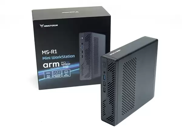 铭凡推旗下首款Arm迷你主机MS-R1:基于国产此芯P1!配备PCIe x16插槽