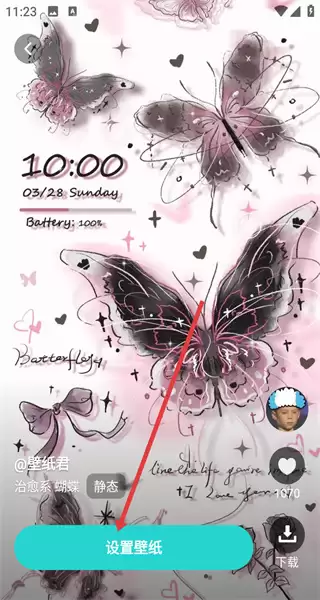 草莓壁纸app壁纸设置方法