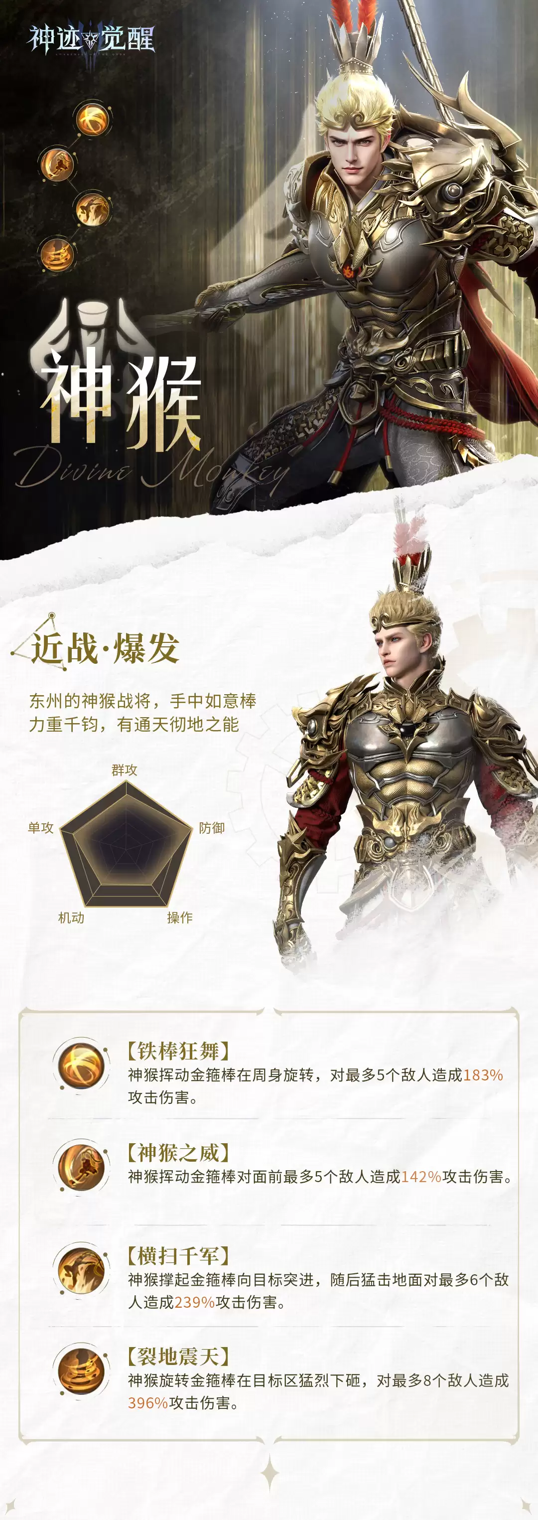 《神迹觉醒》万象图录神猴介绍