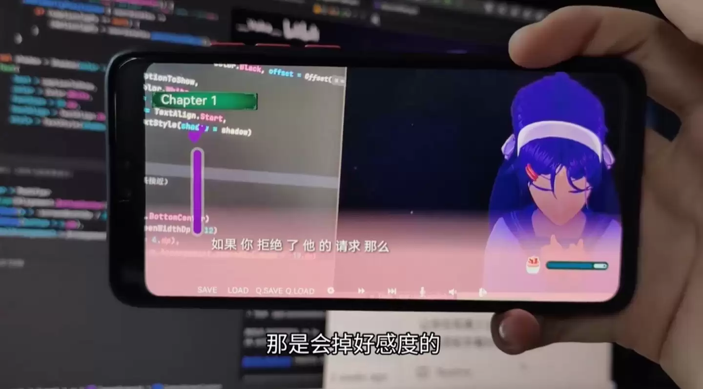 “修复地球OL和女生聊天时没有对话框Bug”：开发者打造LiveGalGame“整活项目”
